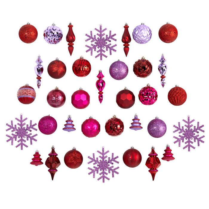 50 pcs Shatterproof Ornament Pack