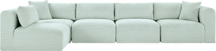 Shaggy - 5 Piece Modular Sectional - Simple Home Plus