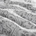 Emilia - 12 Piece Jacquard Comforter Set With Bed Sheets - Pearl Silver - Simple Home Plus