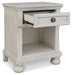 Robbinsdale - Antique White - One Drawer Night Stand - Simple Home Plus