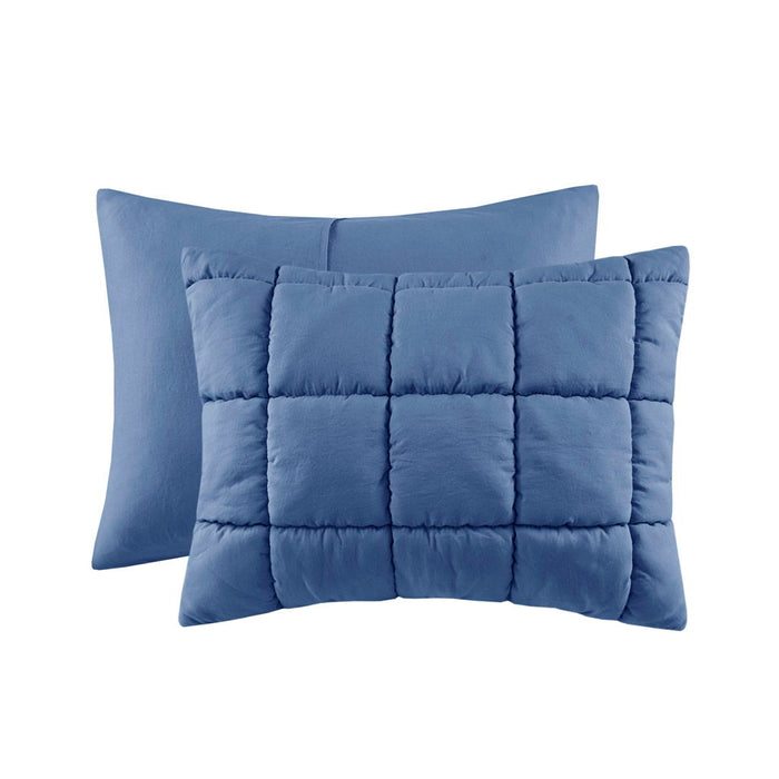 Dream Puff - Down Alternative Comforter Set - Blue - Simple Home Plus