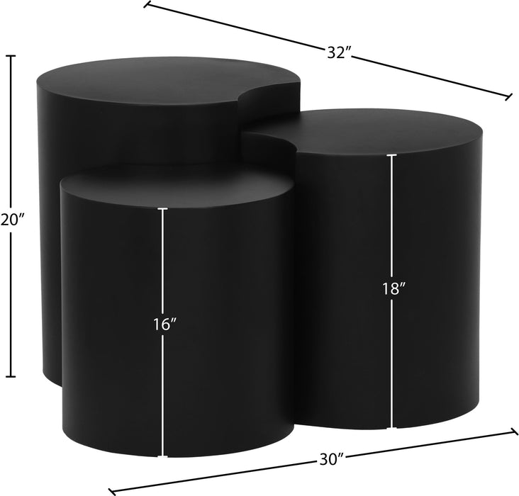 Dimple - 20" 3 Piece Modular End Table - Simple Home Plus