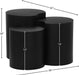 Dimple - 20" 3 Piece Modular End Table - Simple Home Plus