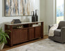 Tobinville - Dark Brown - Accent Cabinet - Simple Home Plus