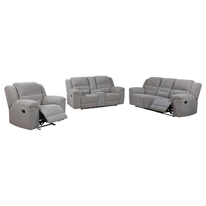 Gilson - Chenille Upholstered Sofa Set - Simple Home Plus