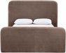 Fira - Chenille Fabric Upholstered Bed - Simple Home Plus