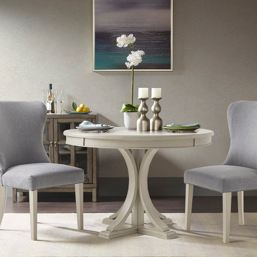 Helena - Round Dining Table - Antique Cream - Simple Home Plus