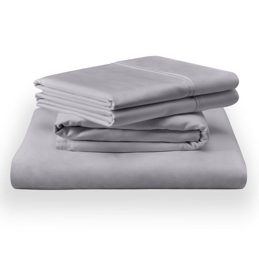 Linens - Tempur Classic Cotton Sheet Set - Cool Gray - Simple Home Plus
