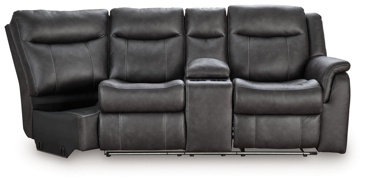 Sultan Meadow - RAF Reclining Loveseat - Eclipse - Simple Home Plus