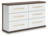 Kendanport - Six Drawer Dresser - Simple Home Plus
