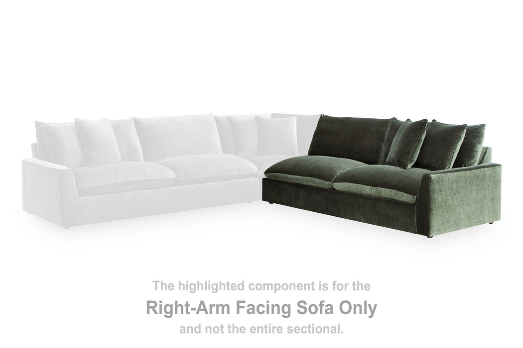 Carriage View - RAF Sofa - Jade - Simple Home Plus