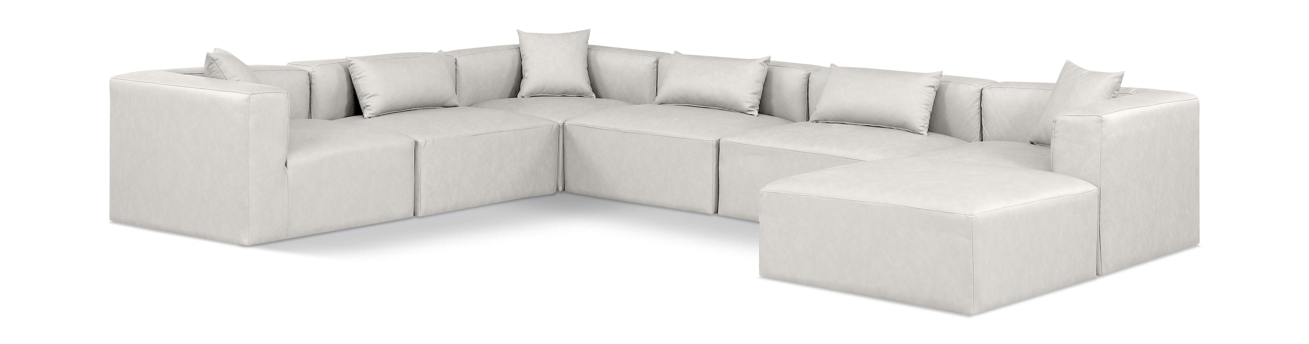 Cube - 7 Piece Modular Sectional - Simple Home Plus