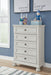 Robbinsdale - Antique White - Five Drawer Chest - Youth - Simple Home Plus