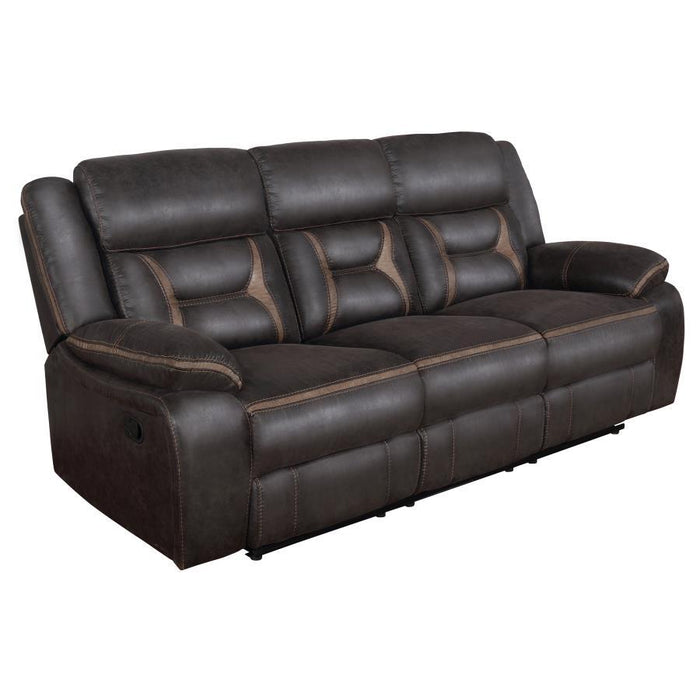 Greer - Upholstered Reclining Sofa Set - Simple Home Plus