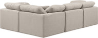 Indulge - Linen 4 Piece Modular Corner Sectional - Simple Home Plus
