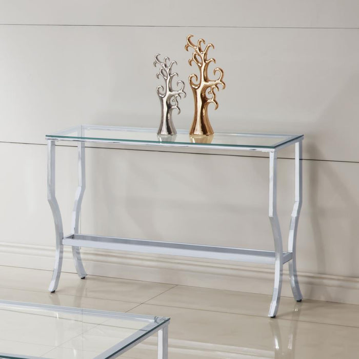 Saide - Rectangular Glass Top Table - Simple Home Plus