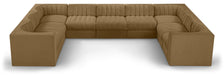 Rummi - Velvet Performance Fabric Upholstered 9 Piece Modular Sectional - Simple Home Plus