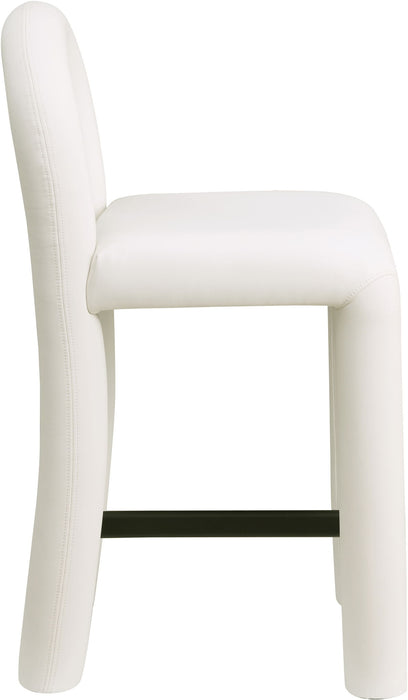 Amari - Faux Leather Stool