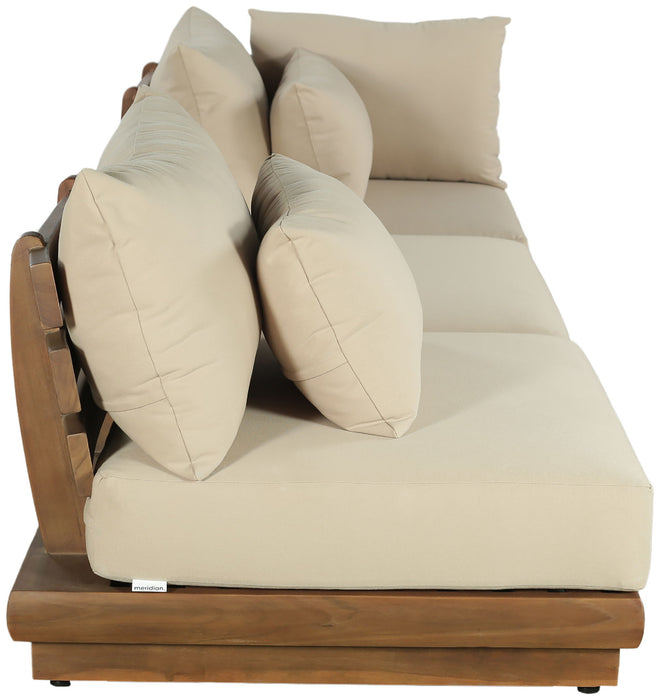 Mirella - 3 Piece Water Resistant Fabric Upholstered Outdoor Patio Modular Sofa - Simple Home Plus