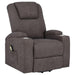Louie - Chenille Upholstered Power Lift Massage Chair - Simple Home Plus