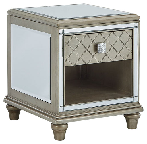 Chevanna - Platinum - Rectangular End Table - Simple Home Plus