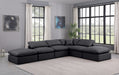 Indulge - Faux Leather 6 Piece Modular Armless Sectional - Simple Home Plus