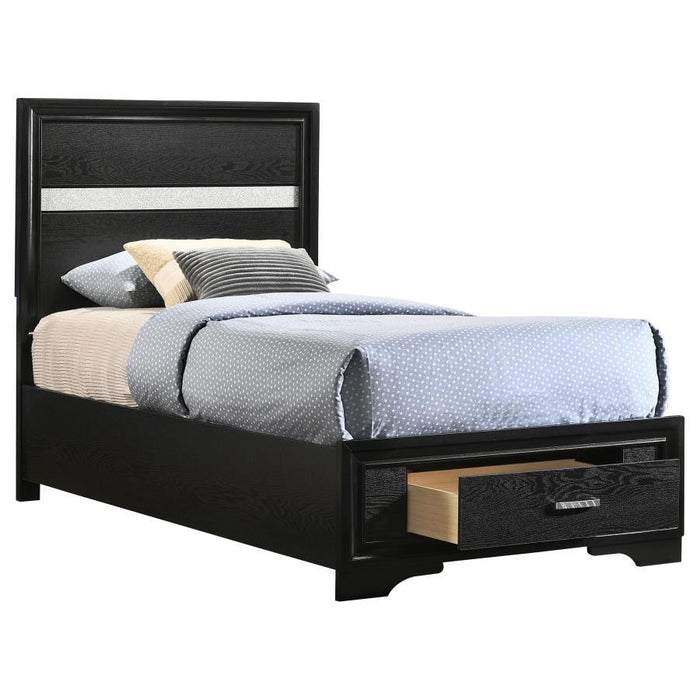 Miranda - Wood Storage Panel Bed - Simple Home Plus