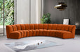 Infinity - 5 Piece Velvet Modular Sectional - Simple Home Plus