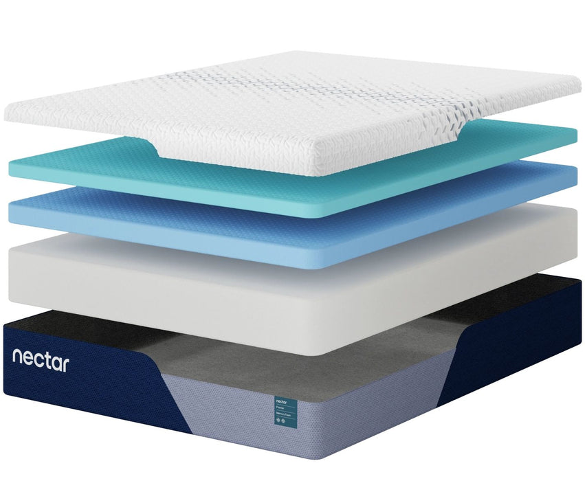 Nectar Premier Memory Foam 5.1 - Mattress - Simple Home Plus