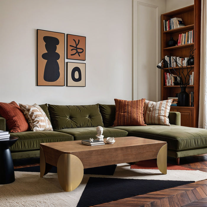 Cazari - Oak Wood And Iron Table - Simple Home Plus