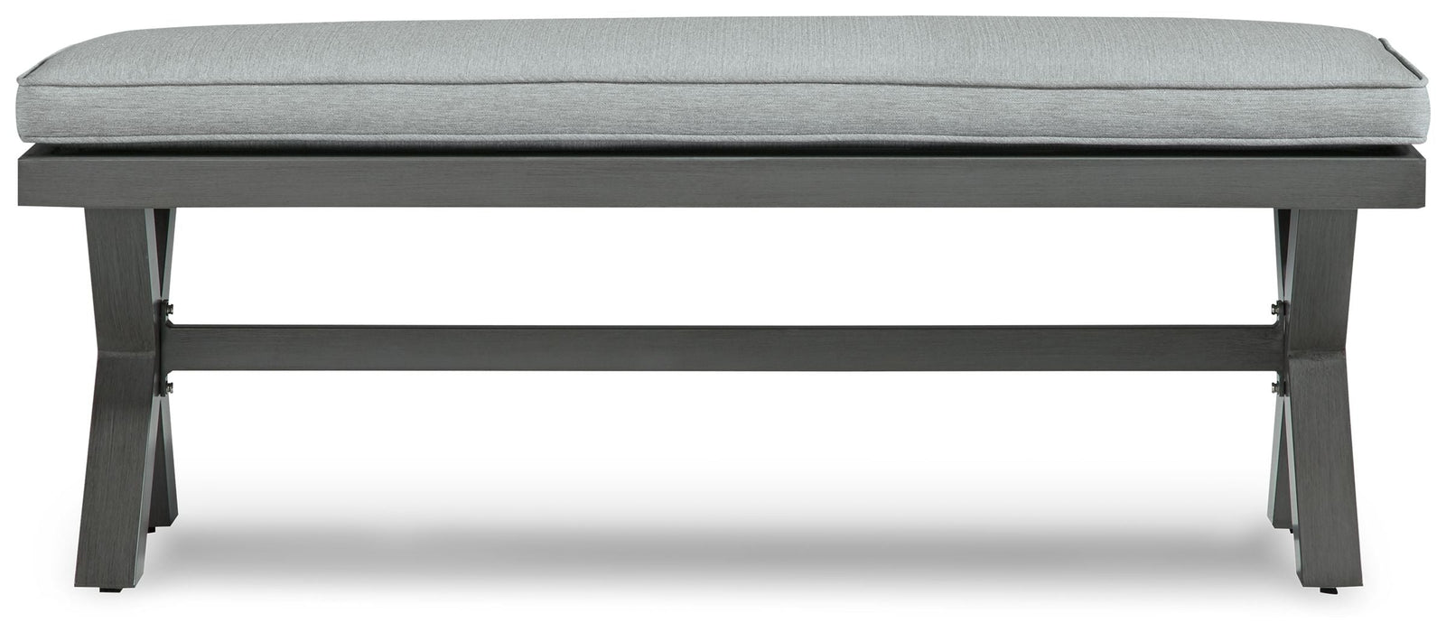 Elite Park - Gray - Bench With Cushion - Simple Home Plus