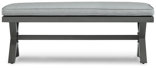 Elite Park - Gray - Bench With Cushion - Simple Home Plus