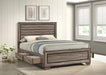 Kauffman - Wood Storage Panel Bed - Simple Home Plus