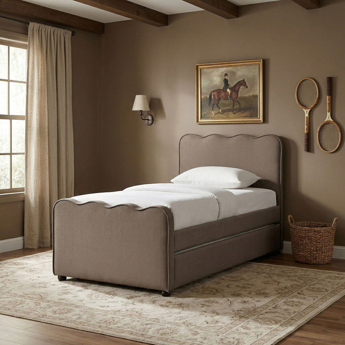 Gatsby - Upholstered Trundle Bed - Simple Home Plus