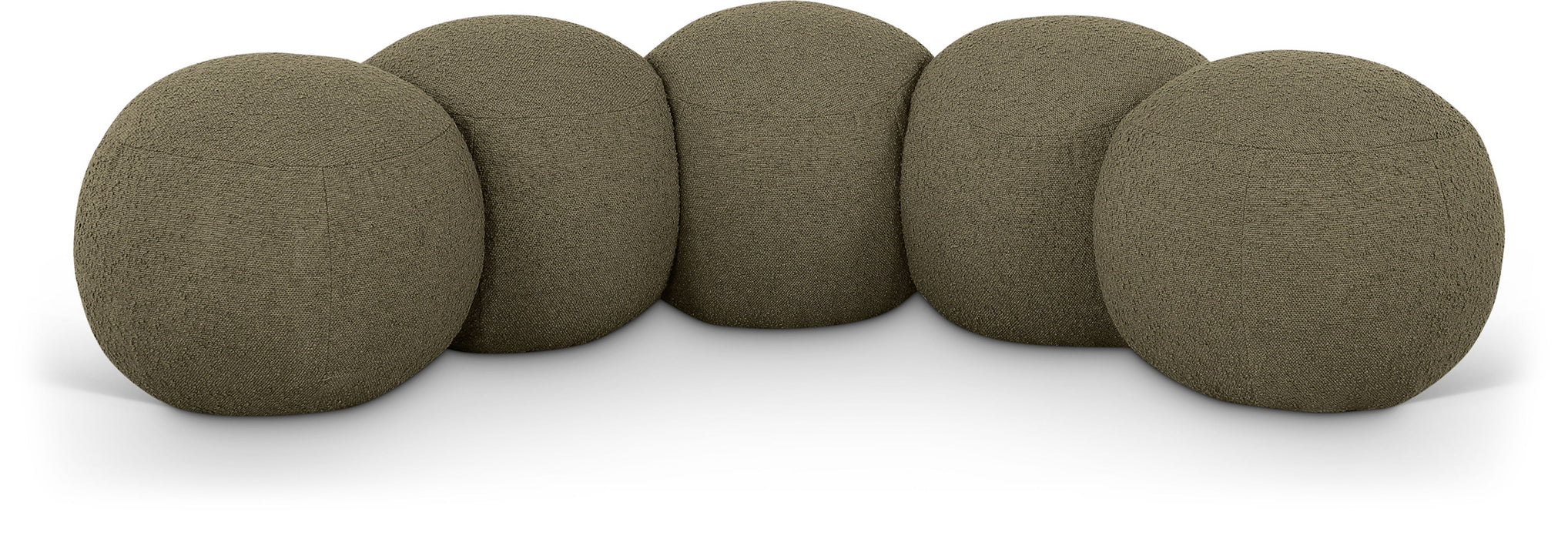 Apollo - Boucle Fabric Bench - Simple Home Plus