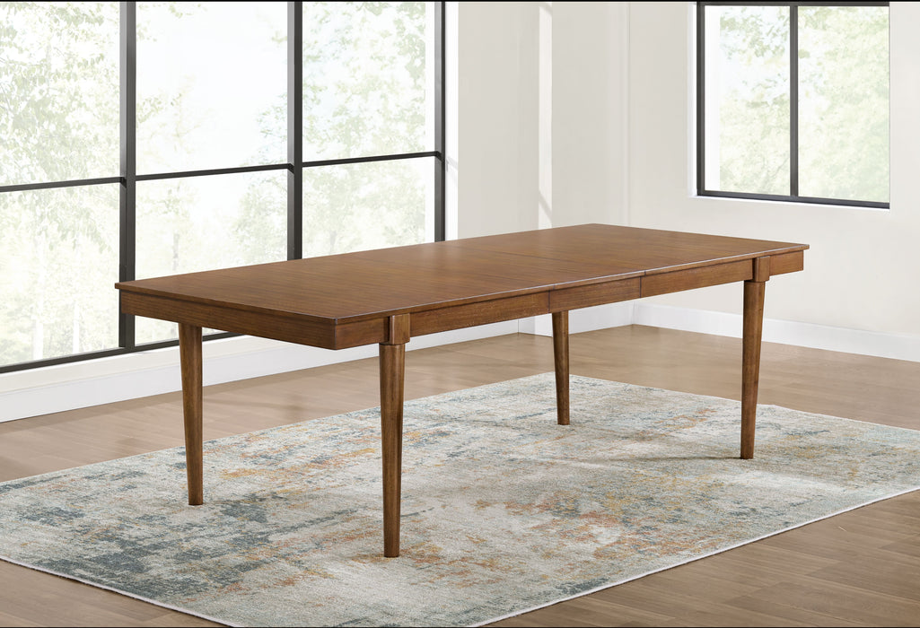Lyncott - Brown - Rectangular Dining Room Extension Table - Simple Home Plus