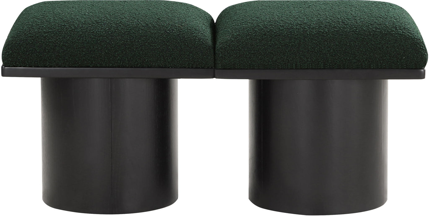 Pavilion - 2 Piece Modular Bench With Black Base - Simple Home Plus