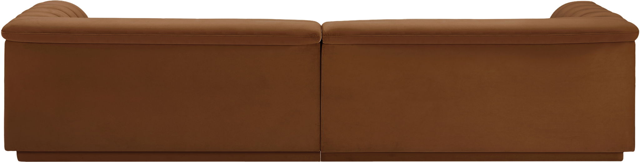 Cascade - Velvet Modular Sofa - Saddle - Simple Home Plus