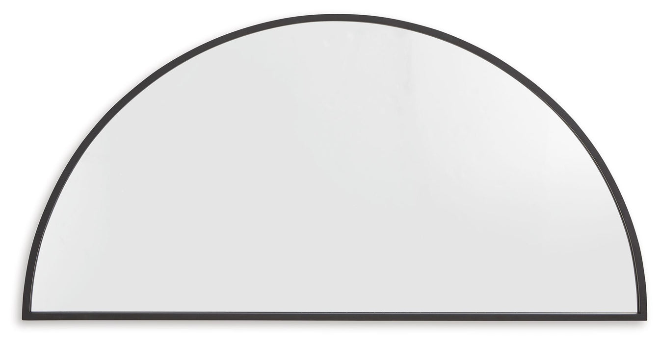 Denlow - Black - Accent Mirror - Simple Home Plus