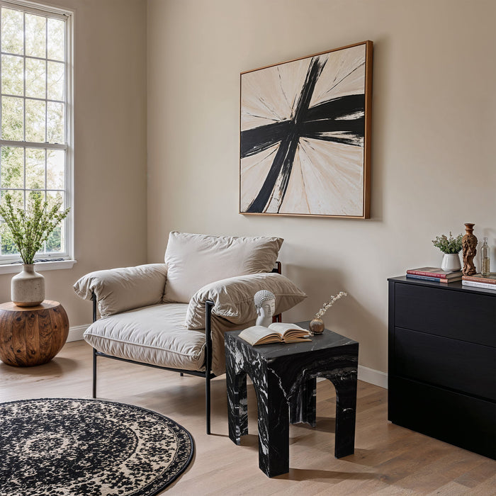 Palermo - Marble End Table - Simple Home Plus