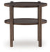 Wiattbury - Accent Table - Gray Brown - Simple Home Plus