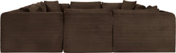 Shaggy - 8 Piece Modular U-Shaped Sectional - Simple Home Plus