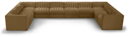 Rummi - Velvet Performance Fabric Upholstered 10 Piece Modular Sectional - Simple Home Plus