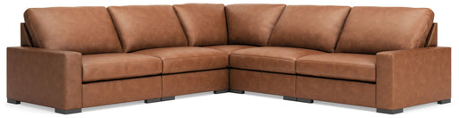 Calden - 5-Piece Sectional - Caramel - Simple Home Plus