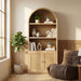 Botanical - Oak Veneer And Solid Wood Bookcase - Simple Home Plus