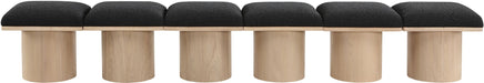 Pavilion - 6 Piece Modular Bench With Natural Base - Simple Home Plus