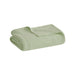 Freshspun Basketweave - Cotton Blanket - Green - Simple Home Plus