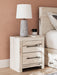 Lawroy - Two Drawer Night Stand - Light Natural - Simple Home Plus