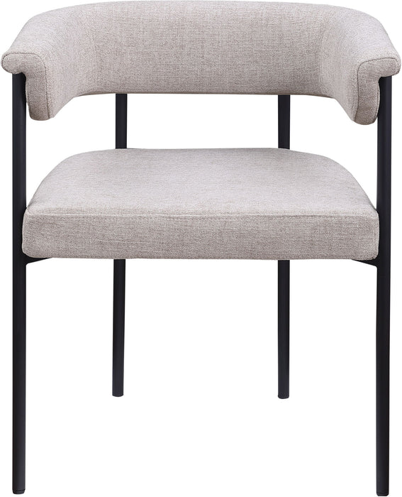 Malin - Linen Dining Chair (Set of 2) - Taupe - Simple Home Plus