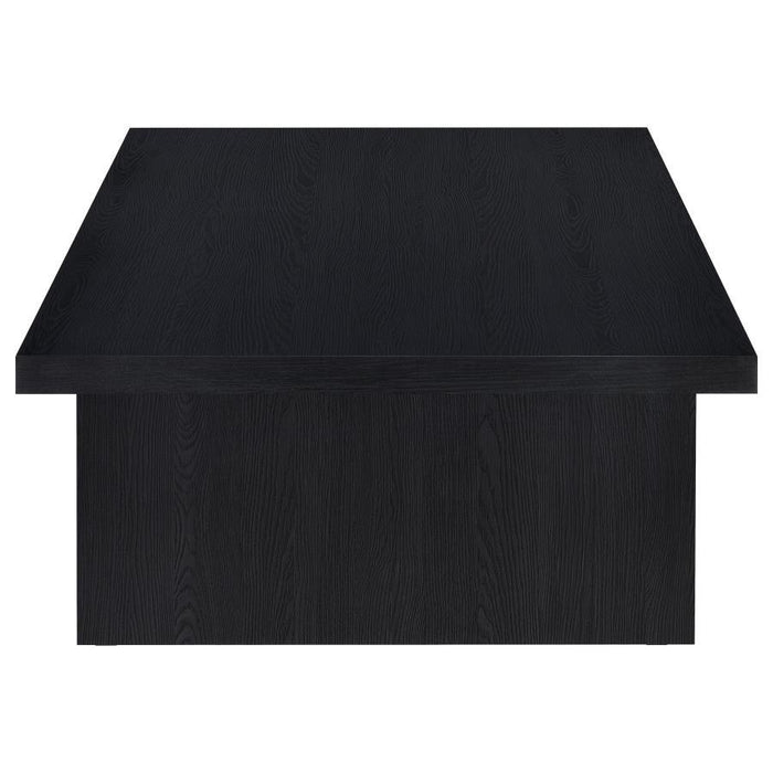 Max - Rectangular Engineered Laminate Coffee Table - Black - Simple Home Plus